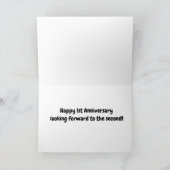 *結婚記念日*妻 – 夫と愛の人生 カード (内部)