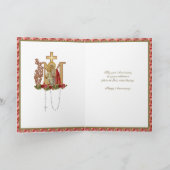結婚記念日 宗教的 聖母マリア イエス カード (内部)