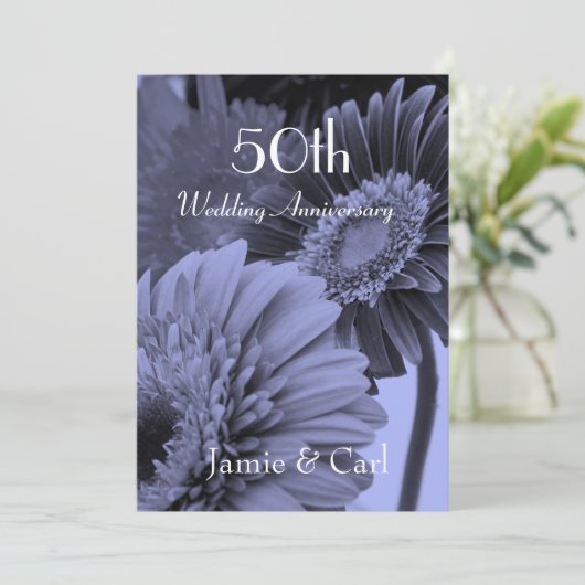 結婚記念日 招待状 (スタンド正面)