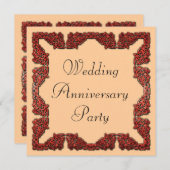 結婚記念日 招待状 (正面/裏面)