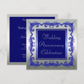 結婚記念日 招待状 (正面/裏面)