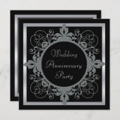 結婚記念日 招待状 (正面/裏面)