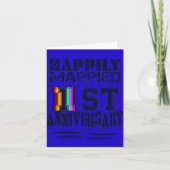 結婚記念日 招待状 (正面)