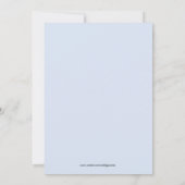 結婚記念日 招待状 (裏面)