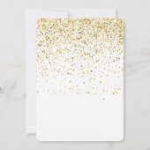 結婚記念日 花のユリ 招待状 (裏面)