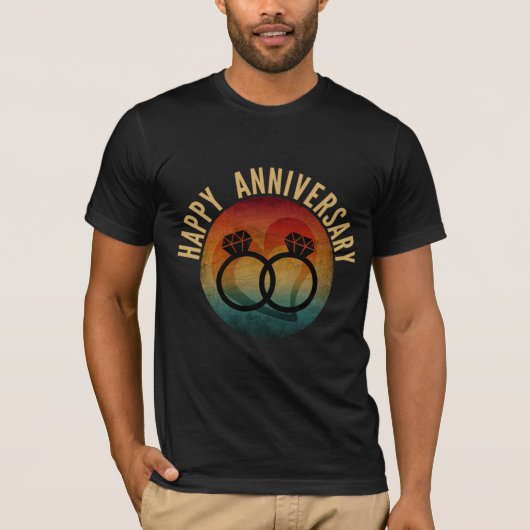 結婚記念日Tシャツ Tシャツ (正面)