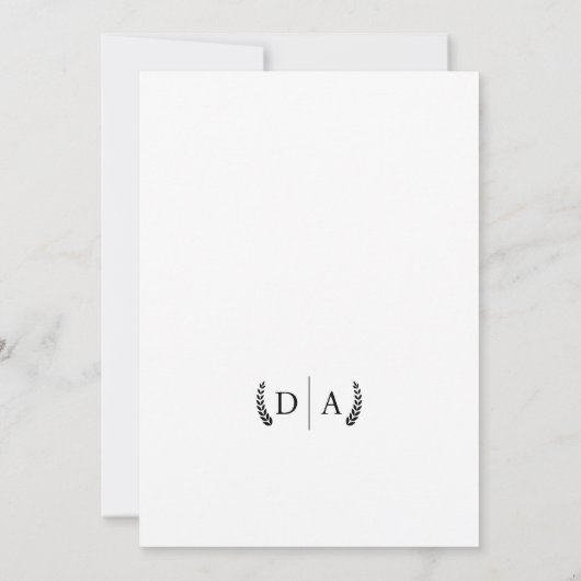 結婚記念映画のポスター写真 招待状 (裏面)