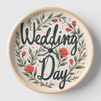 結婚記念時計 壁時計