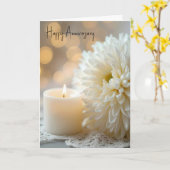 結婚記念菊 カード (黄色い花)