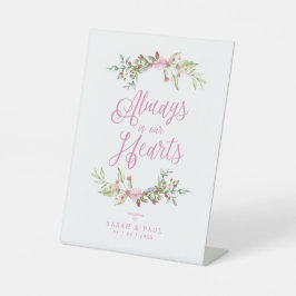 結婚記念表フローラやる気を起こさせる引用文 台座サイン