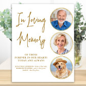 結婚記念金ゴールド愛エレガント想の写真 ポスター