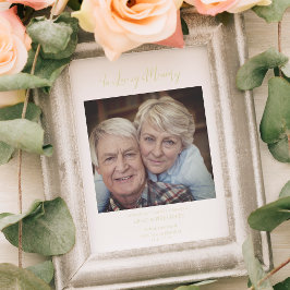 結婚記念 予約席 愛する人達 夫婦 ポスター