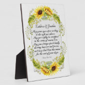 結婚詩の額 フォトプラーク (側面)