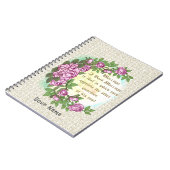 結婚詩結婚のノート ノートブック (左側)