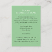 結婚詳細白チューリップ花束モノグラムenc エンクロージャーカード (裏面)