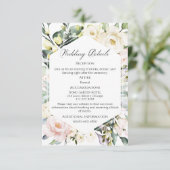 結婚詳細 | RSVP | QRコードエンクロージャカード エンクロージャーカード (スタンド正面)