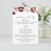 結婚詳細 | RSVP | QRコードエンクロージャカード エンクロージャーカード (スタンド正面)