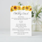 結婚詳細 | RSVP | QRコードエンクロージャカード エンクロージャーカード (スタンド正面)