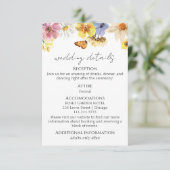 結婚詳細 | RSVP | QRコードエンクロージャカード エンクロージャーカード (スタンド正面)