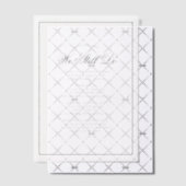 結婚誓いの更新記念パーティーシンプル ベラム紙招待状 (オフセット (招待状))