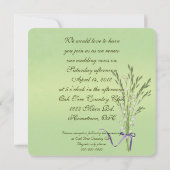 結婚誓いの更新 招待状 (裏面)