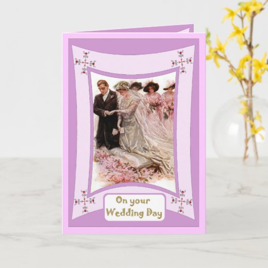 結婚誓い カード (黄色い花)