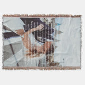 結婚誓約カップル写真 スローブランケット (正面)