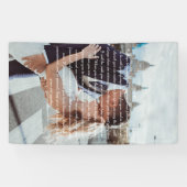 結婚誓約夫婦写真 横断幕 (横)