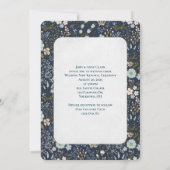 結婚誓約更新式 フラワーフォトフレーム 招待状 (裏面)