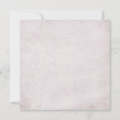 結婚誓約更新 クラシカルな花のフレーム 招待状 (裏面)