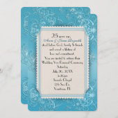 結婚誓約更新 25周年記念 招待状 (正面/裏面)