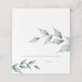 結婚護衛カード |グレーの玉緑植物園 プレイスカード (外部開封)