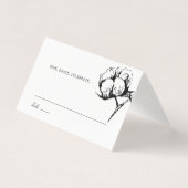 結婚護衛座席表 |コットンボルエッチング (正面)