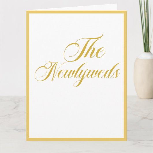 結婚贈 カード (正面)