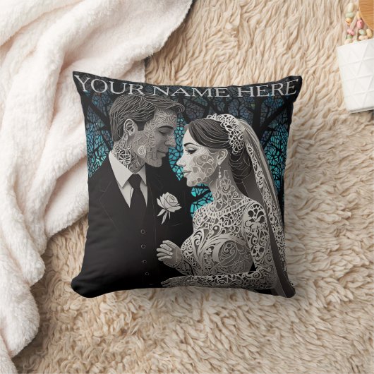 結婚贈 クッション (ブランケット)