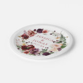 結婚赤面パーティー ペーパープレート (アングル)