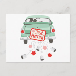 結婚車 ポストカード