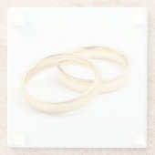 結婚輪 ガラスコースター (裏面)