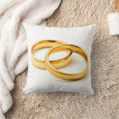 結婚輪 クッション (ブランケット)