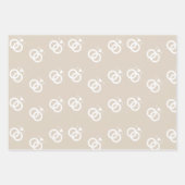 結婚輪 ラッピングペーパーシート (正面)