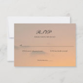 結婚返信カード 出欠カード (正面)