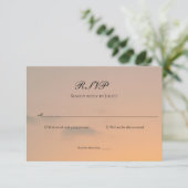 結婚返信カード 出欠カード (スタンド正面)