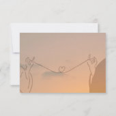 結婚返信カード 出欠カード (裏面)
