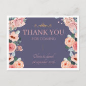 結婚返信ハガキ インビテーションポストカード (裏面)