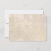 結婚返信 花柄 招待状 (裏面)