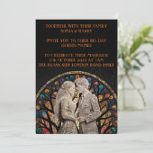 結婚連パーソナライズされた対 招待状 (スタンド正面)