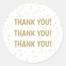 結婚金ゴールドグリッター ラウンドシール