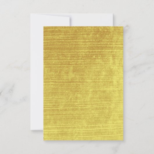 結婚金ゴールドリングや輪エレガントブライダルシャワー 招待状 (裏面)