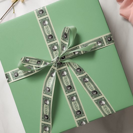 結婚金1ドル請求 サテンリボン