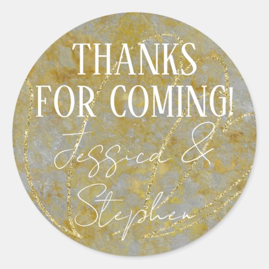 結婚銀エレガント層 ラウンドシール (正面)